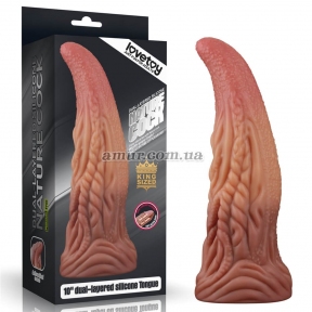 Фаллоимитатор в форме языка «Dual-Layered Silicone Tongue 10