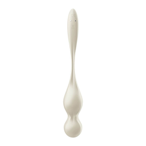 Вагинальные смарт-шарики с вибрацией Satisfyer Love Birds 1, белые, 78 г 1
