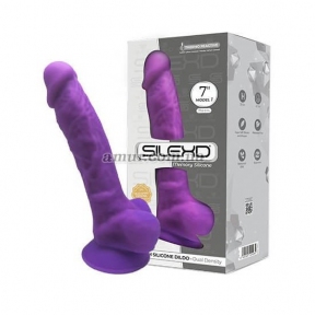 Фаллоимитатор SilexD Johnny, фиолетовый, двухслойный силикон 2