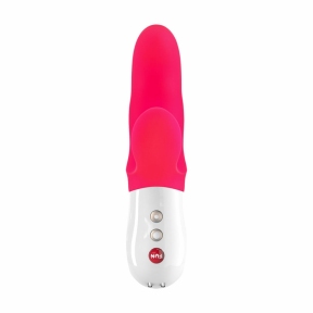 Вибратор-кролик Fun Factory MISS BI, розовый, 2 независимых мотора, диаметр 4,2 см 2