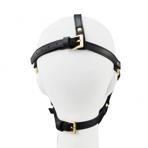 Маска-сбруя для орального секса LOCKINK SEVANDA Blowjob Head Harness 5
