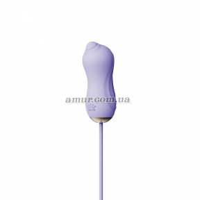 Набор 2в1 Zalo — Unicorn, фиолетовый, виброяйцо + вакуумный стимулятор 2