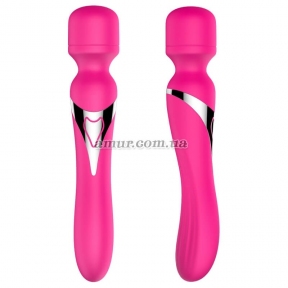 Вибратор-микрофон «Foxshow Dual Massager Pulsator», розовый, 7+7 функций 6