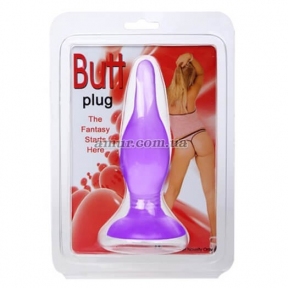 Анальная пробка «Butt Plug», фиолетовая 1