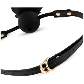Кляп в форме розы Black Rose Ball Gag, черный 5