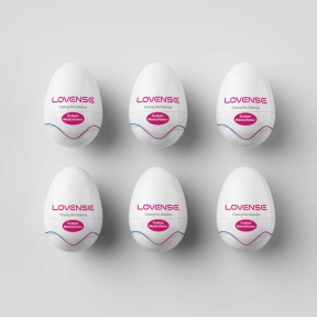 Набір мастурбаторів-яєць Lovense Kraken masturbator egg box, 6 штук, різна текстура 3