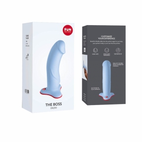 Фалоімітатор Fun Factory THE BOSS STUB, ніжно-блакитний, реалістична текстура, діаметр 4,1 см 5 Фалоімітатор Fun Factory THE BOSS STUB, ніжно-блакитний, реалістична текстура, діаметр 4,1 см 5