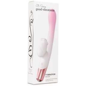Вибратор-кролик B-Series 3 в 1 Dual Action Heating Vibe, с вакуумной стимуляцией и нагревом 6