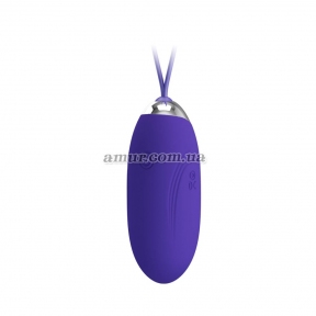 Фиолетовый вибростимулятор-яйцо «Jenny-Youth», ДУ, 12 режимов вибрации 2