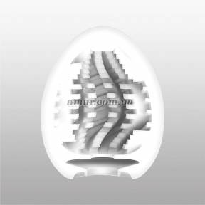 Мастурбатор-яйцо Tenga Egg Tornado со спирально-геометрическим рельефом 2