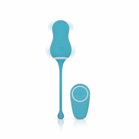 Виброяйцо Cala Azul – Elena Vibrating Egg With Remote Control, 10 режимов, пульт ДУ 0