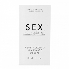 Восстанавливающие капли для интимного массажа Bijoux Indiscrets Sex au Naturel — Revitalizing Intima 1