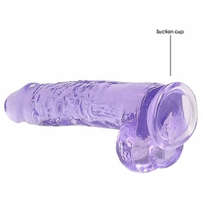 Фаллоимитатор «Realrock Dildo 9», 25 см, фиолетовый 3