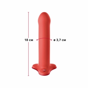 Фалоімітатор Fun Factory MAGNUM, помаранчевий, дуже гнучкий, довжина 18,3 см, діаметр 3,7 см 3