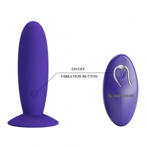 Анальная втулка «Pretty Love Remote Control Vibrating Plug-Youth», 12 режимов вибрации 3