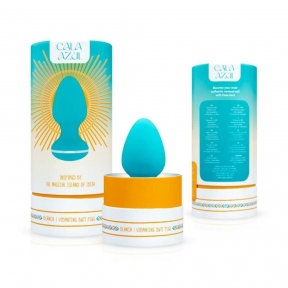 Анальна вібропробка Cala Azul – Blanca Vibrating anal plug, 10 режимів 8