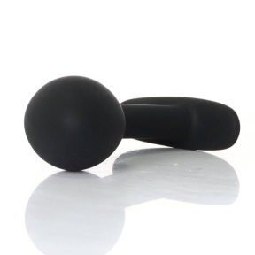 Анальная пробка Silicone Black Curved Plug M 1