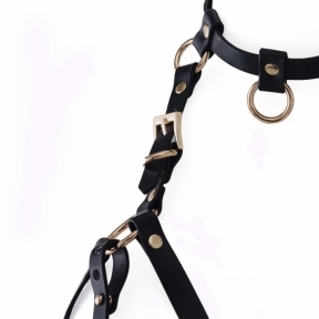 Портупея на груди LOCKINK SEVANDA Queen Chest Harness with Removable Bra 5
