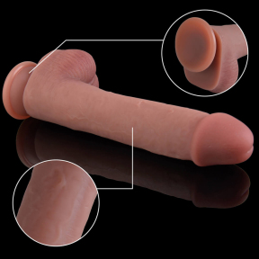 Фаллоимитатор «Erospace Natural Play Silicone Dildo D3» 4