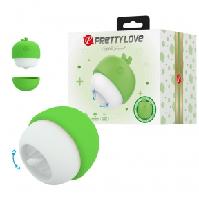 Кліторальний стимулятор з гнучкою мовою «Pretty Love Apple Secret», у вигляді яблучка 8