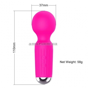Вібратор міні мікрофон «Rechargeable Mini» рожевий 3