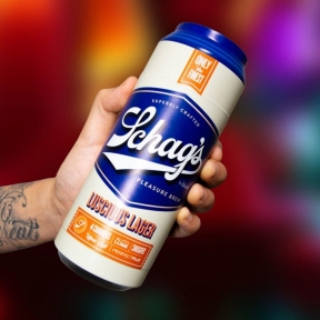 Мастурбатор – банка пива Blush Schag's Luscious Lager Masturbator Frosted, що самозмазується, вакуум 6