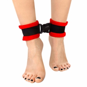 Поножи Art of Sex Ankle Cuffs - Soft Touch, красные 0