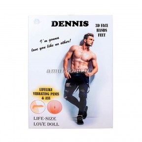 Реалистичная секс кукла «Dennis 3D» с фалосом 8