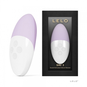 Музыкальный вибратор для клитора Lelo Siri 3 Calm, лиловый, вибрации в ритме звуков без смартфона 0