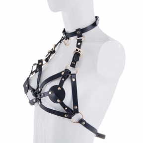 Портупея на груди LOCKINK SEVANDA Queen Chest Harness with Removable Bra 0