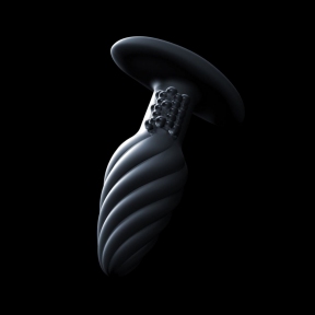 Анальна пробка з вібрацією та перловим масажем Dorcel Spin Plug, макс. діам. 3,8 см, пульт ДК 4