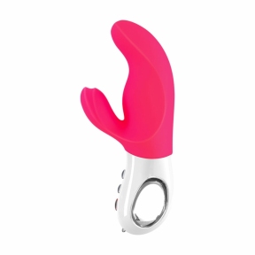 Вибратор-кролик Fun Factory MISS BI, розовый, 2 независимых мотора, диаметр 4,2 см 3