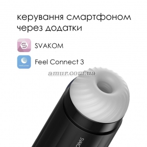 Интерактивный смарт-мастурбатор с вибрацией и посасыванием Svakom Sam Neo 2