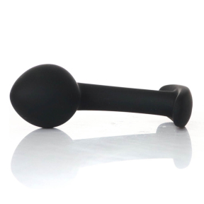 Анальная пробка Silicone Black Curved Plug M 2