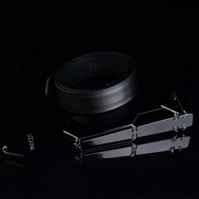 Регульована шльопанка LOCKINK Adjustable Slapper for Impact Play, чорна 5