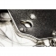 Наручники металлические Adrien Lastic Handcuffs, с белой пушистой отделкой 0