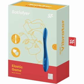 Универсальный гибкий вибратор для пар Satisfyer Elastic Game Dark Blue 7