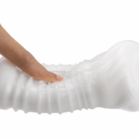 Мастурбатор Otouch Decor 1-D, ефект всмоктування, реберця-кільця, звужений діаметр 5 Мастурбатор Otouch Decor 1-D, ефект всмоктування, реберця-кільця, звужений діаметр 5