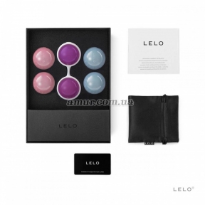 Набір вагінальних кульок LELO Beads Plus, діаметр 3,5 см, змінне навантаження, 2х28, 2х37 і 2х60 г 4