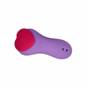 Вибратор в трусики FairyGasm HeartGem violet, на магните, пульт ДУ 2