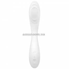 Вібратор із перловою стимуляцією точки G Satisfyer Rrrolling Pleasure White 1