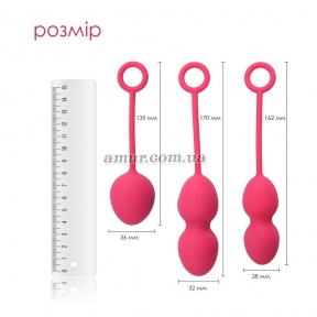 Набор вагинальных шариков со смещенным центром тяжести Svakom Nova Plum 1
