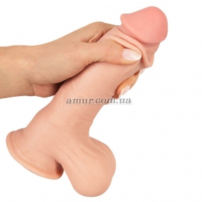 Реалистичный фаллоимитатор «NS Dildo with movable Skin», 20 см 6