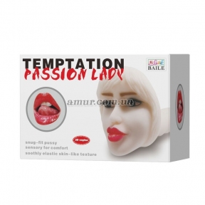 Мастурбатор лицо с вибрацией «Temptation Passion Lady» 7