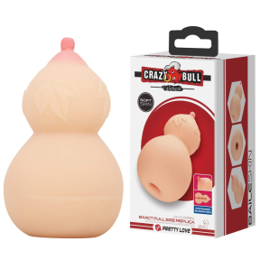 Мастурбатор-попка Crazy Bull Calabash, тілесний 8