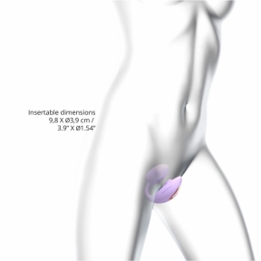 Виброяйцо с вакуумной клиторальной стимуляцией Love To Love Wonderlover, фиолетовое 4