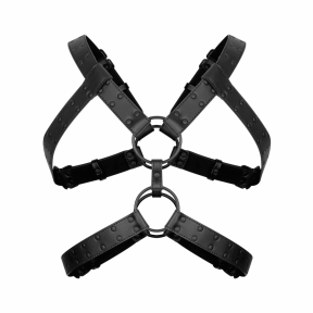 Портупея Bedroom Fantasies: Rocco Bondage Harness, чорна 0