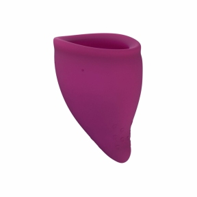 Менструальна чаша Fun Factory FUN CUP SIZE B, бордова, багаторазова, діаметр 4,3 см, об'єм 30 мл 0