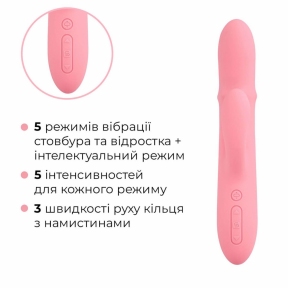 Смарт вибратор-кролик Svakom Mora Neo, 3 мотора, подвижные бусины на стволе 3