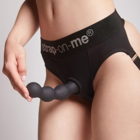 Фаллоимитатор Strap-On-Me Dildo Plug Balls, черный, XL 5